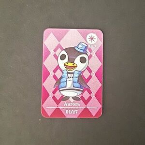 ACNH Aurora Amiibo Card